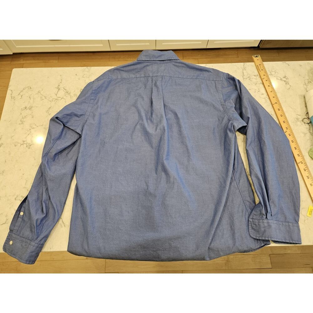Polo Ralph Lauren Yarmouth Shirt Mens 16-36 Blue Oxford Button Down Classic Fit - Picture 6 of 10